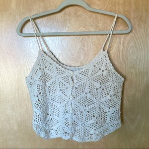 AE Size XS Crocheted Tank Top